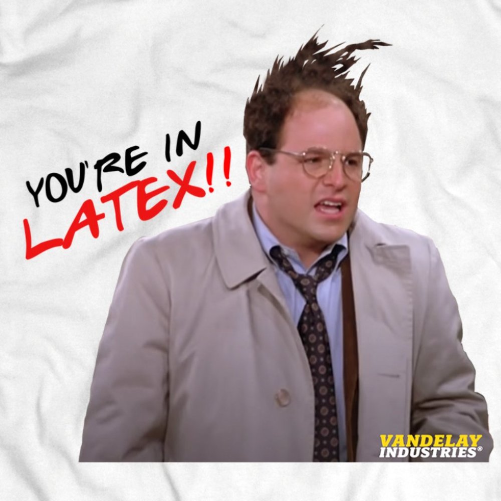 Funny Seinfeld Style Tee George Costanza Latex Vandelay Industries Tee - Picture 2 of 2